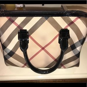 BURBERRY NOVA CHECK BOWLING BAG